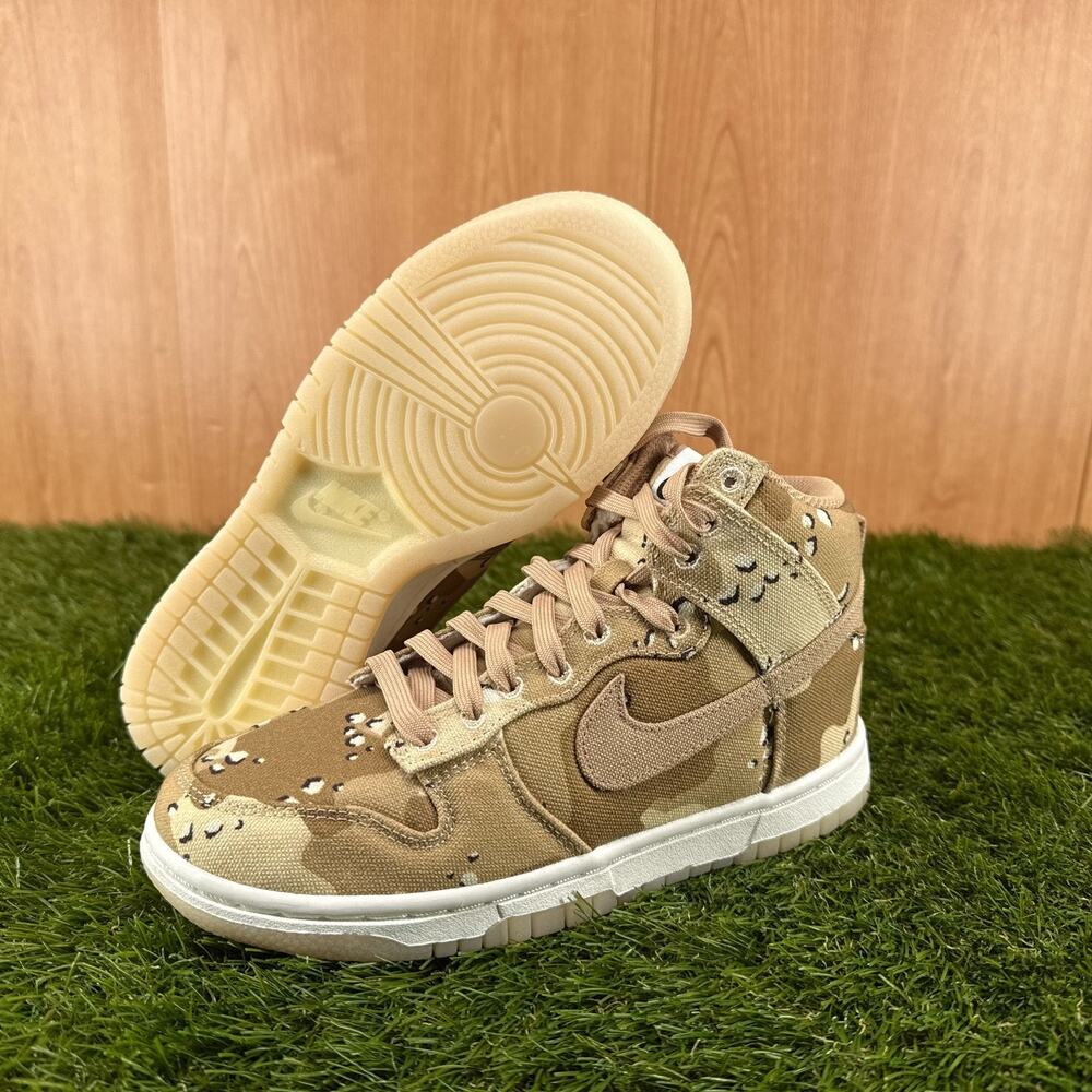 Nike Dunk High Camo DX2314-200 Women’s 5 Men’s 3.5 New Without Box